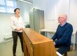 Lambert en klant in individuele sessie stembevrijding