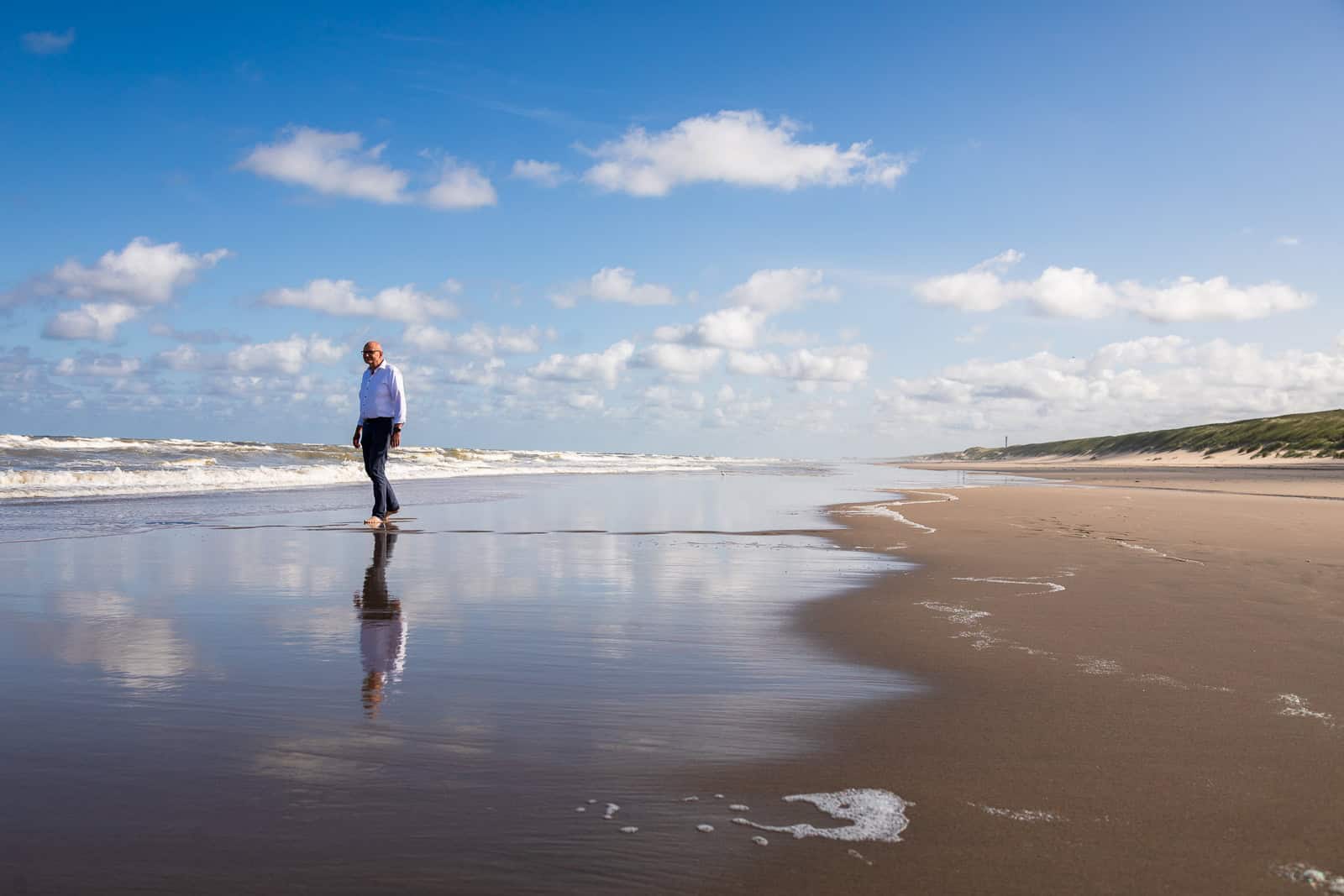 Lambert strand Stembevrijder Lambert aan de zee